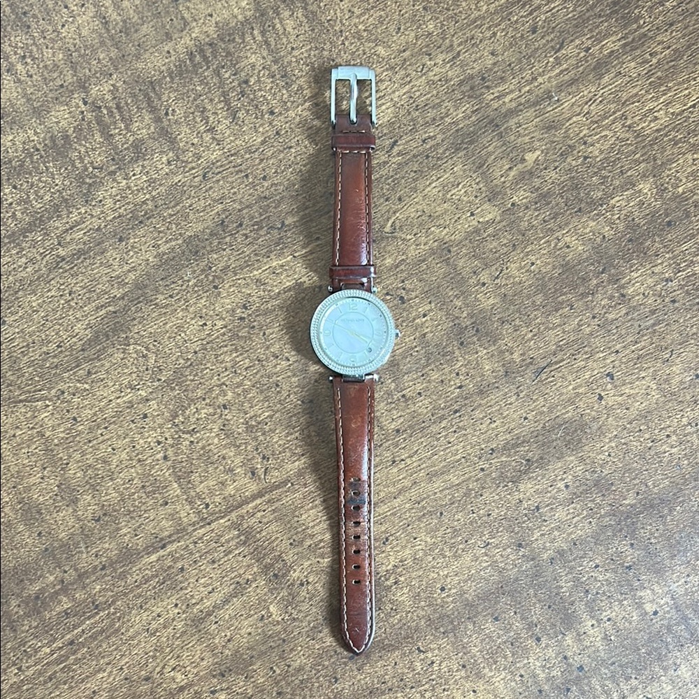 Michael Kors Brown and Silver Watch Timeless Elegance